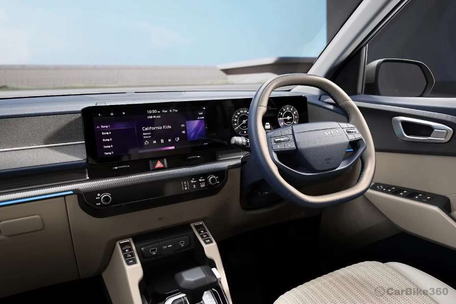 Kia Carens Clavis Dashboard Side View Kia Carens Clavis Dashboard Side View