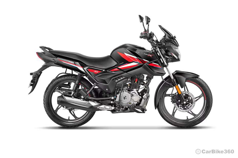 Hero Glamour X 125 Black Pearl Red Hero Glamour X 125 Black Pearl Red