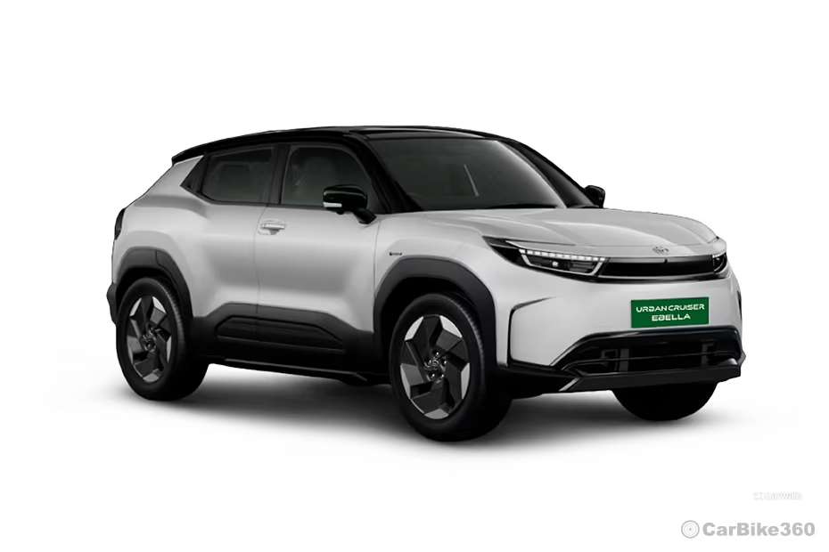 Toyota Urban Cruiser EV Cafe White with Black Roof Color Toyota Urban Cruiser EV Cafe White with Black Roof Color