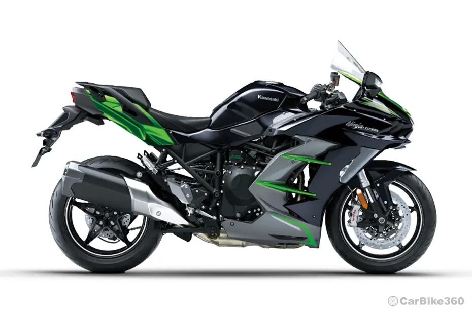 Kawasaki ninja h2 sx se right side view Kawasaki ninja h2 sx se right side view