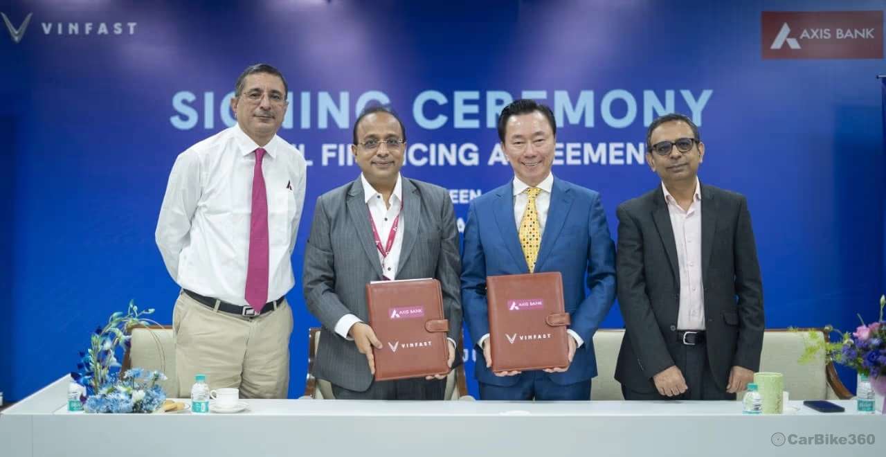 VinFast India Partners with Axis Bank to Revolutionize EV Financing in the Country Audio