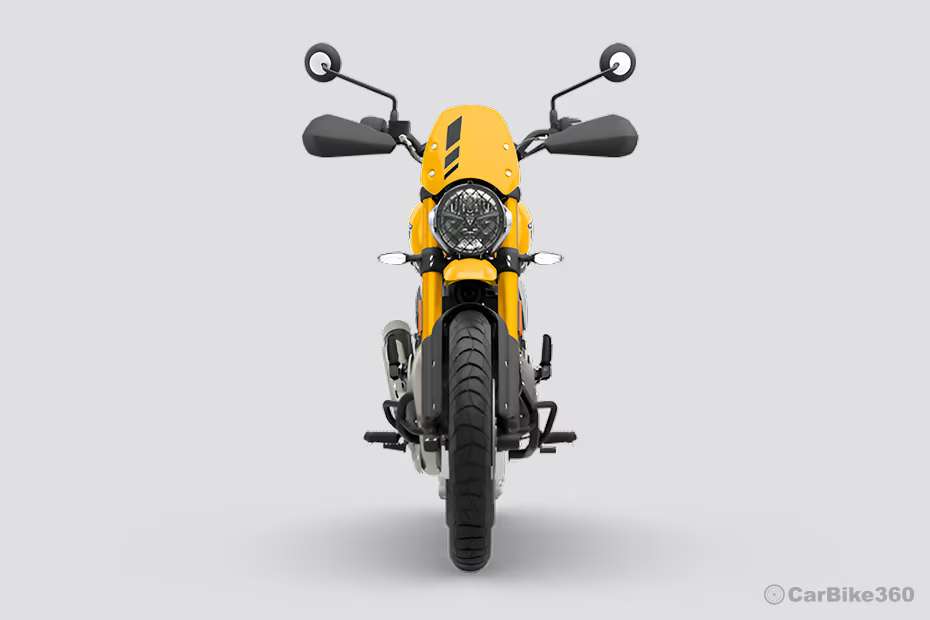 Triumph Scrambler 400 XC Front View Triumph Scrambler 400 XC Front View