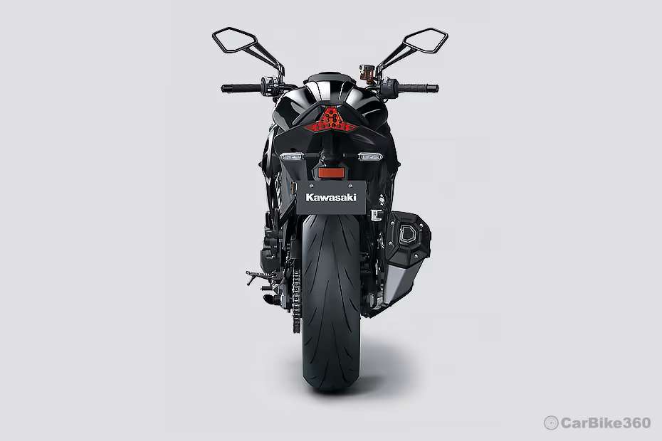 Kawasaki Z1100 Rear View Kawasaki Z1100 Rear View