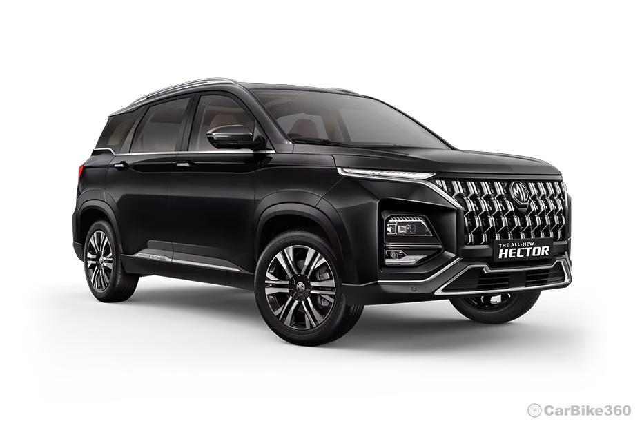 MG Hector Plus Starry Black Color MG Hector Plus Starry Black Color