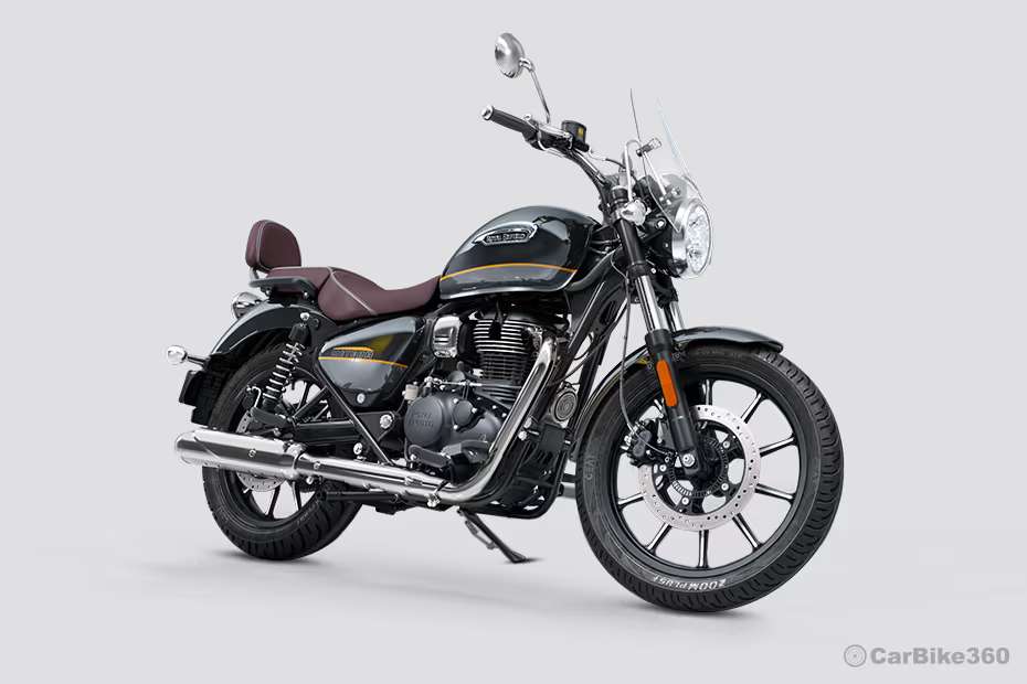 Royal Enfield Meteor 350 Front Right Quarter View Royal Enfield Meteor 350 Front Right Quarter View