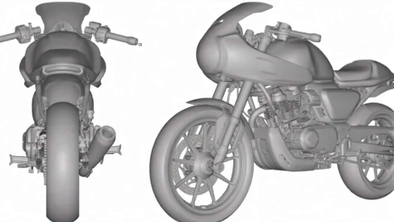 TVS Ronin Café Racer Design Patent