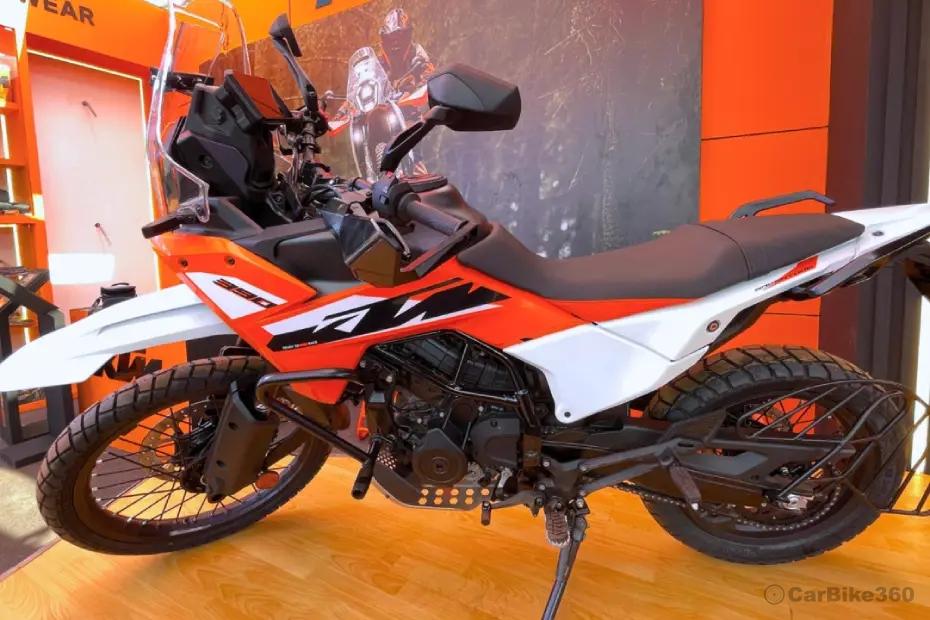 Ktm 390 adventure s left side view Ktm 390 adventure s left side view