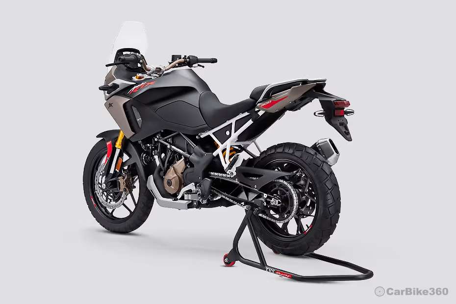 TVS Apache RTX 300 Rear Left Three Quarter View TVS Apache RTX 300 Rear Left Three Quarter View