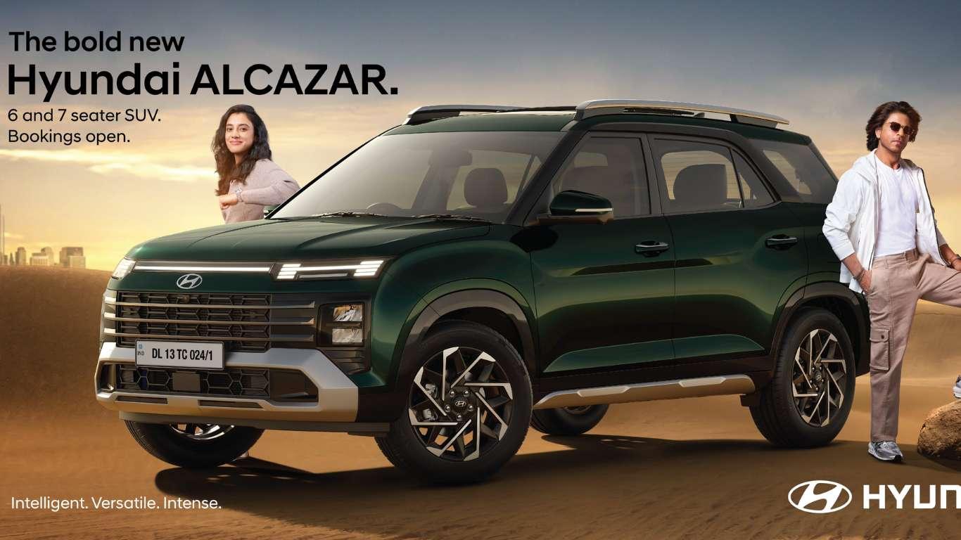 Hyundai Alcazar फेसलिफ्ट से उठा पर्दा, 25,000 रुपये की प्री-बुकिंग कीमत Hyundai Alcazar Facelift