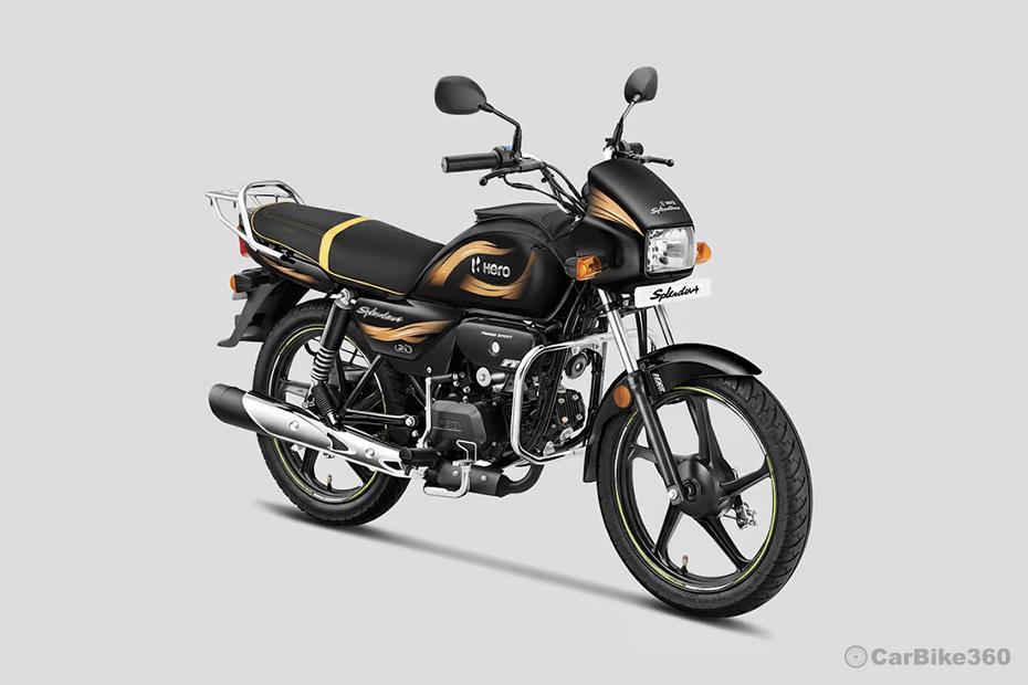 Hero splendor plus right front three quarter Hero splendor plus right front three quarter