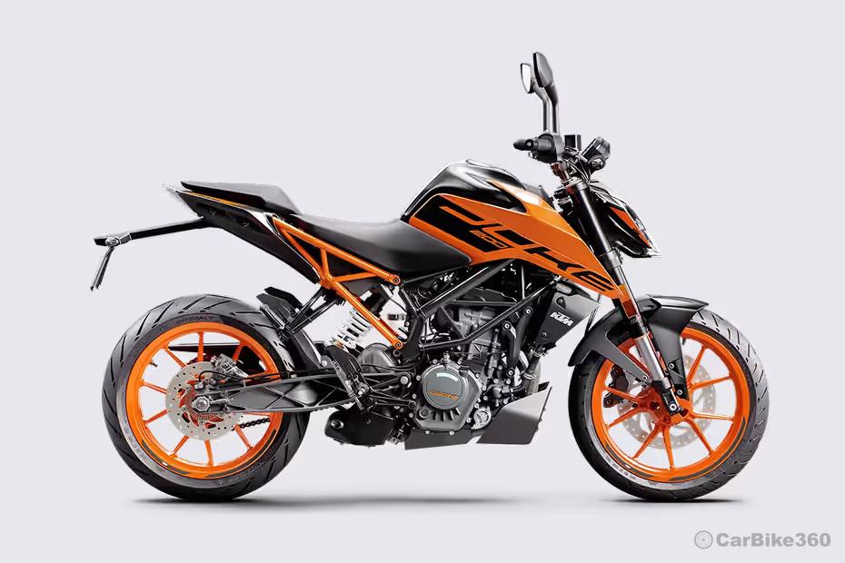 Ktm 200 duke right side Ktm 200 duke right side