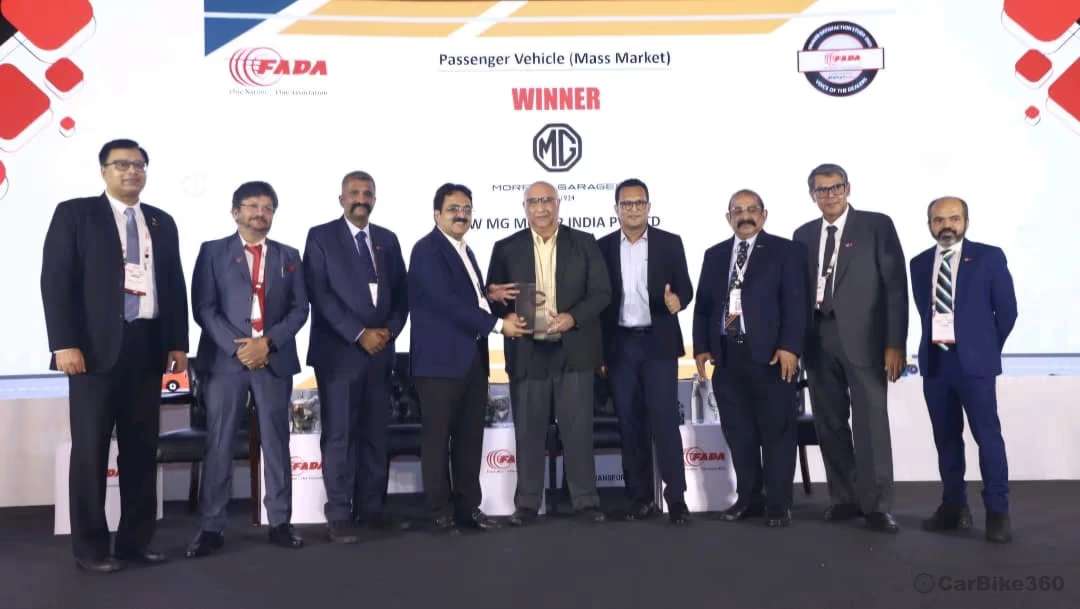 JSW MG Motor India Clinches Top Honors at FADA Dealership Excellence Awards 2025 Audio