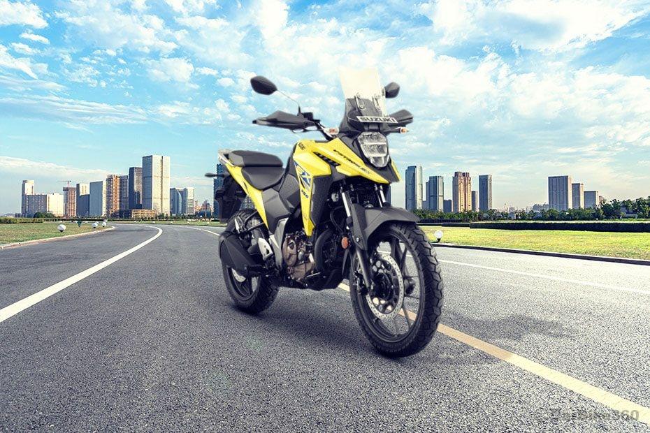 Suzuki v strom sx right front three quarter Suzuki v strom sx right front three quarter