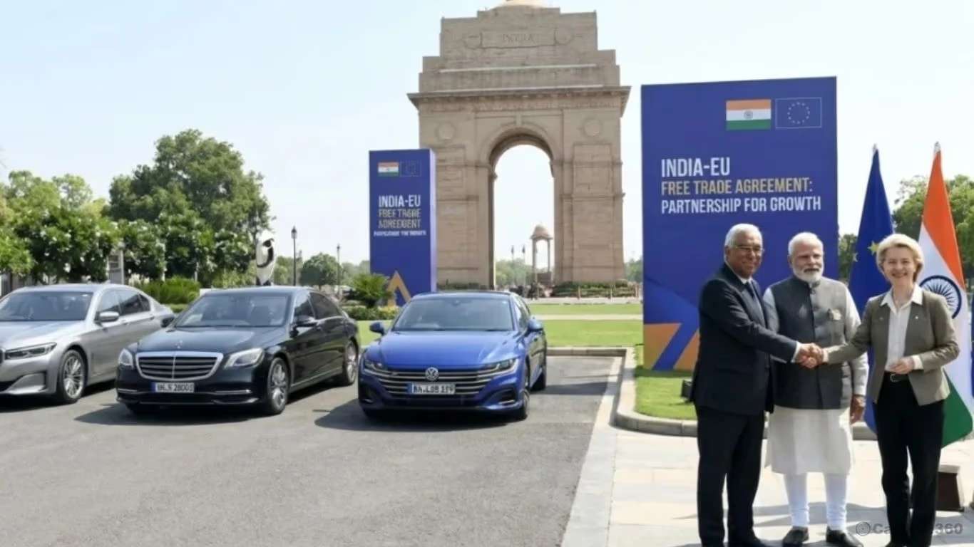 India Is Ready To Propose Major Tariff Cuts on Car Imports in Bold EU Trade Pact Push Audio