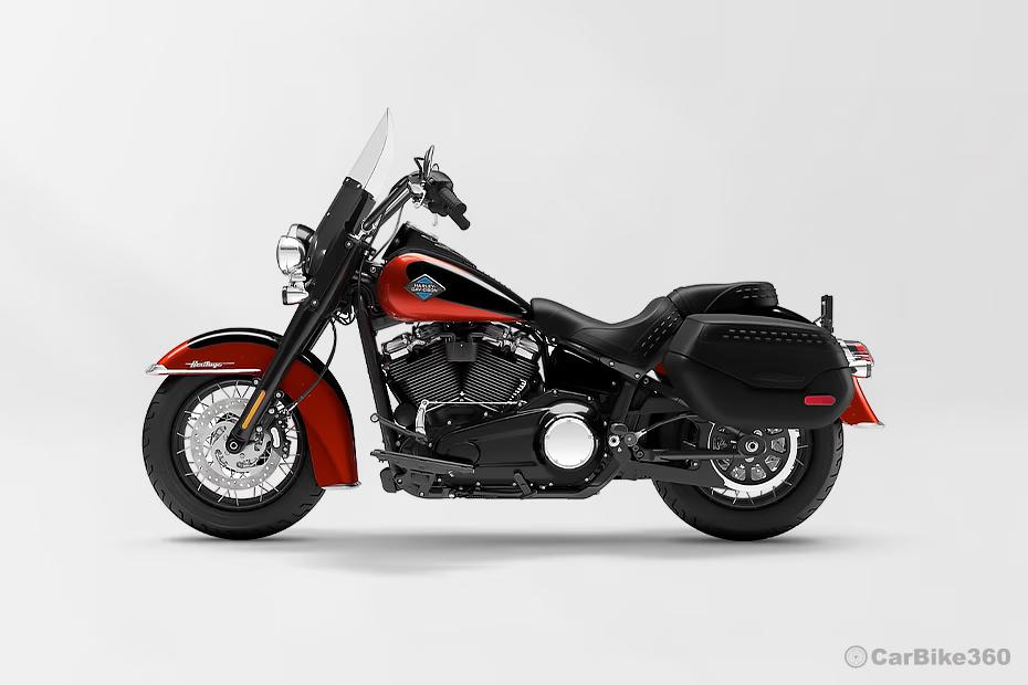 Harley davidson heritage classic 2025 side profile view (left) Harley davidson heritage classic 2025 side profile view (left)