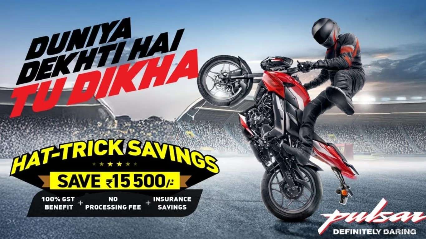 Bajaj Pulsar Marks Year-End with Exciting Hattrick Festive Offer and Unmatched Savings Audio