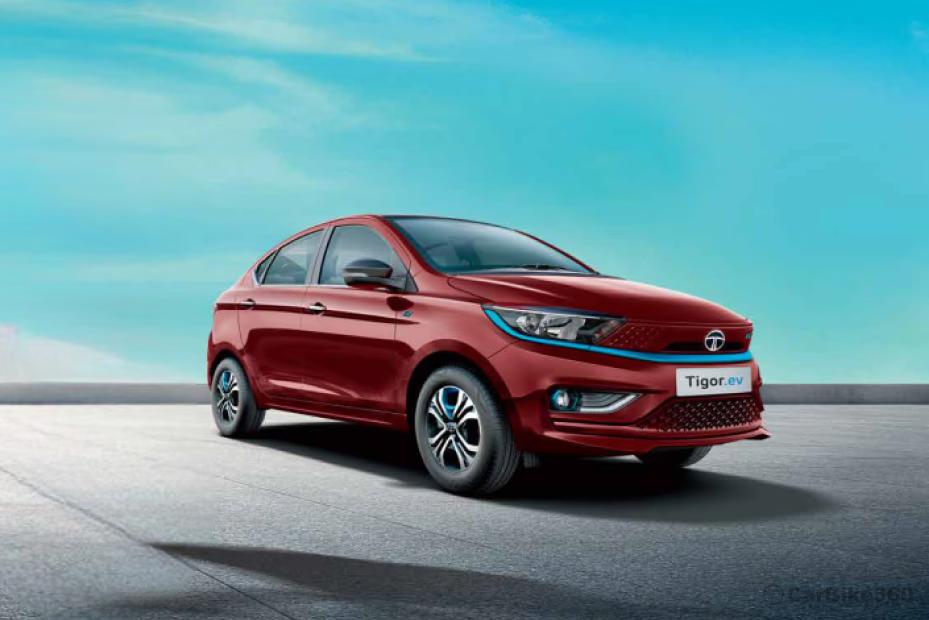 Tata Tigor EV Right Rear Three Quarter Tata Tigor EV Right Rear Three Quarter