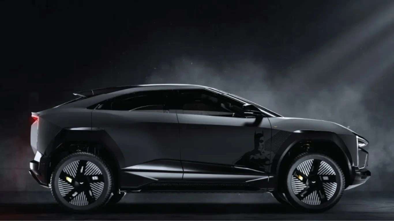 Mahindra BE6 Batman Edition side profile design