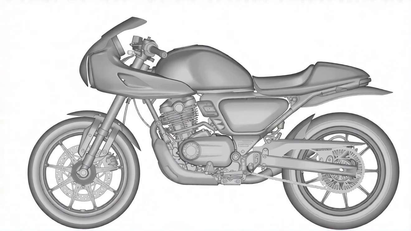 TVS Ronin Café Racer Design Patent Leaked