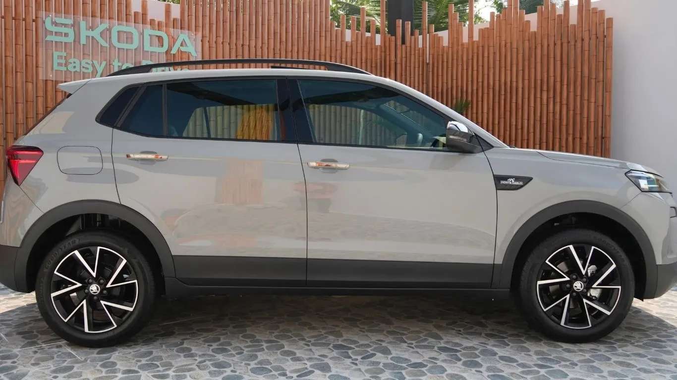 Skoda Kushaq facelift side view