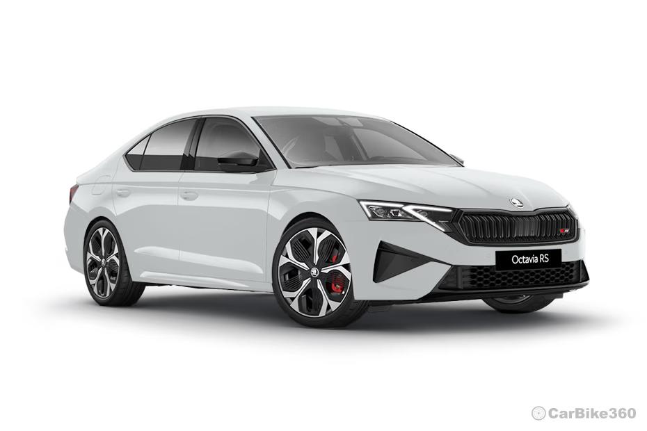Skoda Octavia RS Candy White Color Skoda Octavia RS Candy White Color
