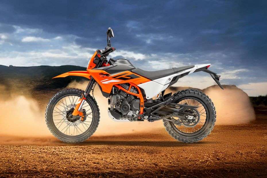 KTM 390 Enduro R Left Side View KTM 390 Enduro R Left Side View