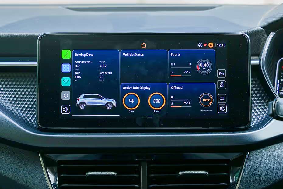 Skoda Kushaq Infotainment System Looks Skoda Kushaq Infotainment System Looks