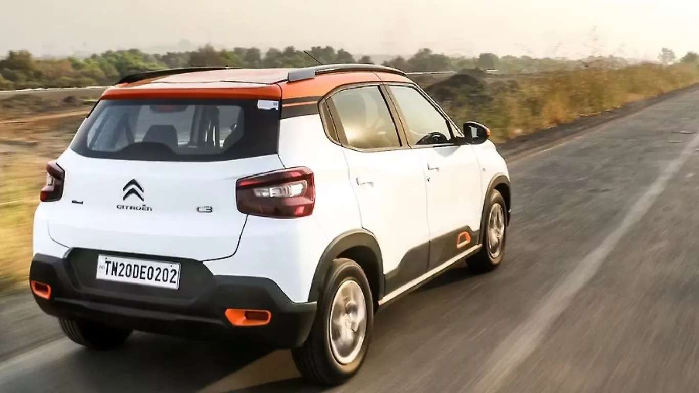 Citroen C3 rear view design Citroen C3 rear view design