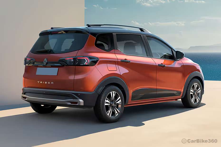 Renault Triber 2025 Rear Right Three Quarter View Renault Triber 2025 Rear Right Three Quarter View