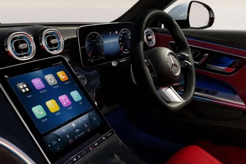 Mercedes Benz CLE cabriolet Touchscreen Infotainment System Mercedes Benz CLE cabriolet Touchscreen Infotainment System