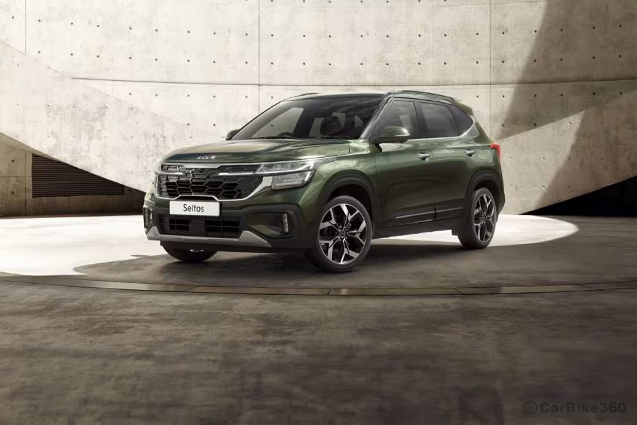 Kia Seltos Facelift Left Front Three Quarter Kia Seltos Facelift Left Front Three Quarter