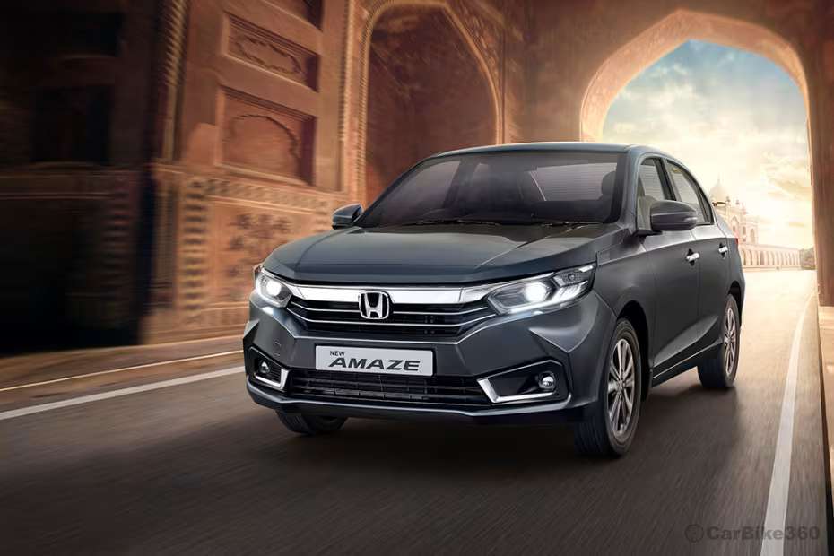 Honda Amaze 2nd Gen Left Front Three Quarter Honda Amaze 2nd Gen Left Front Three Quarter