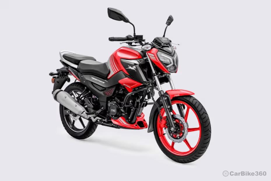Tvs raider right front three quarter Tvs raider right front three quarter