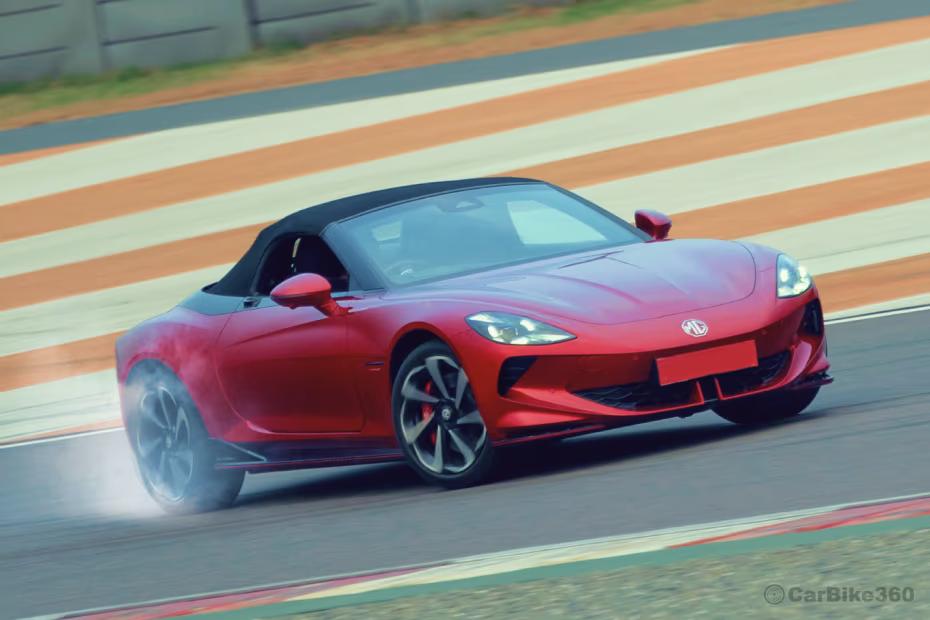 MG Cyberster Right Front Three Quarter MG Cyberster Right Front Three Quarter