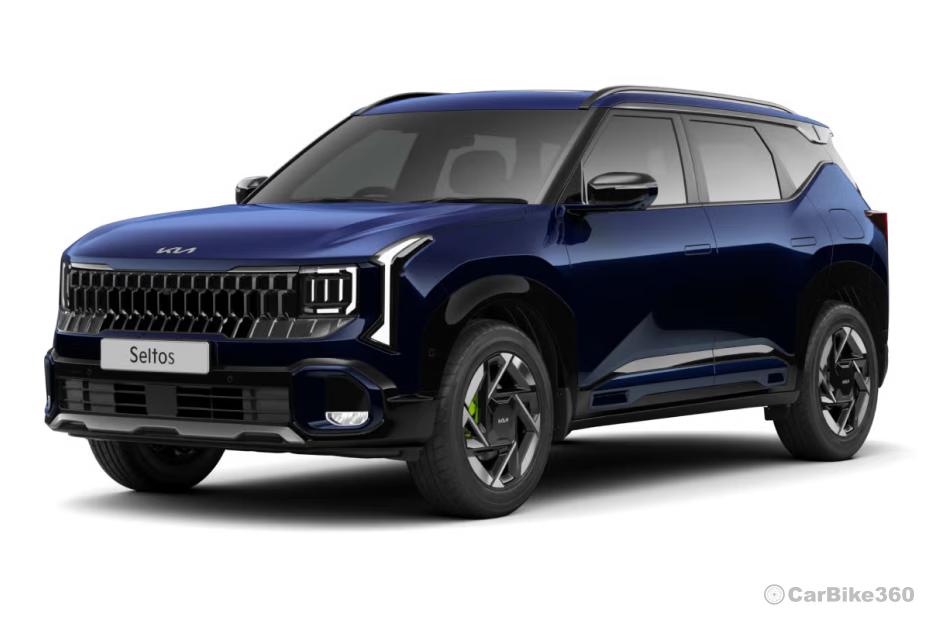 Kia Seltos Imperial Blue Color Kia Seltos Imperial Blue Color