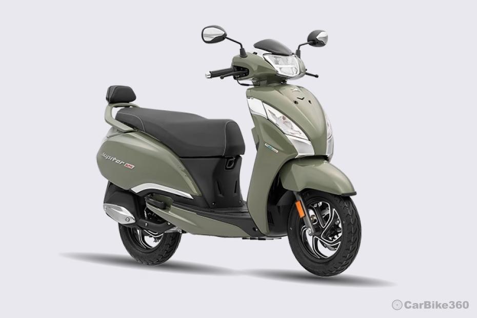 TVS Jupiter 125 Right Front Three Quarter TVS Jupiter 125 Right Front Three Quarter
