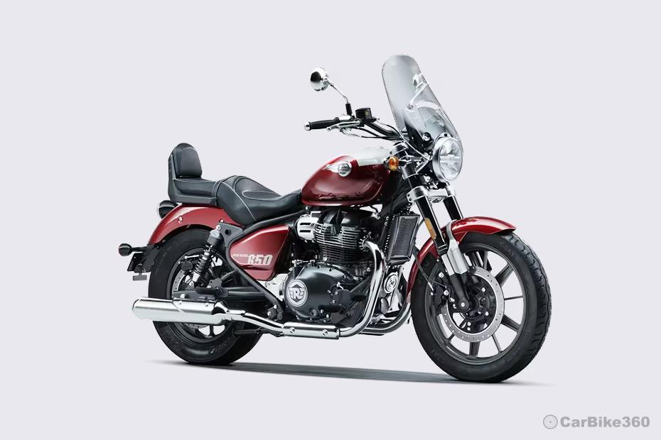 Royal enfield super meteor 650 right front three quarter Royal enfield super meteor 650 right front three quarter