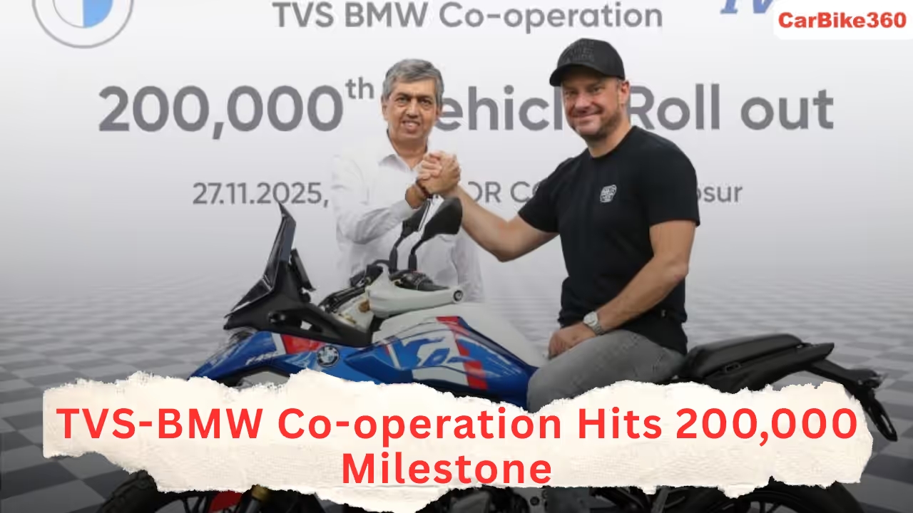 TVS-BMW Alliance Entered a New Era: F 450 GS Production Starts in India TVS-BMW Alliance Entered a New Era: F 450 GS Production Starts in India