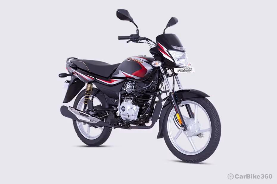 Bajaj platina 100 right front three quarter Bajaj platina 100 right front three quarter