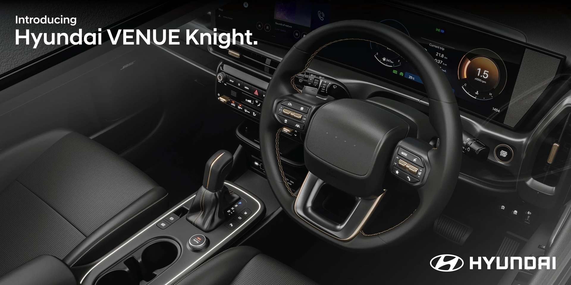 2026 Hyundai Venue Knight Interior