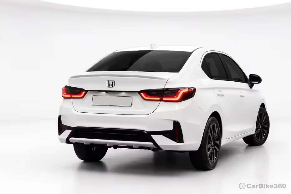 Honda City Facelift Rear Exterior Look Honda City Facelift Rear Exterior Look