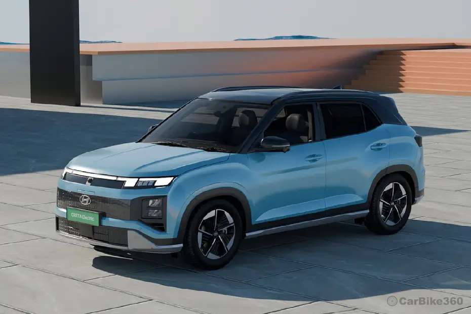 Hyundai Creta Electric Left Front Three Quarter Hyundai Creta Electric Left Front Three Quarter