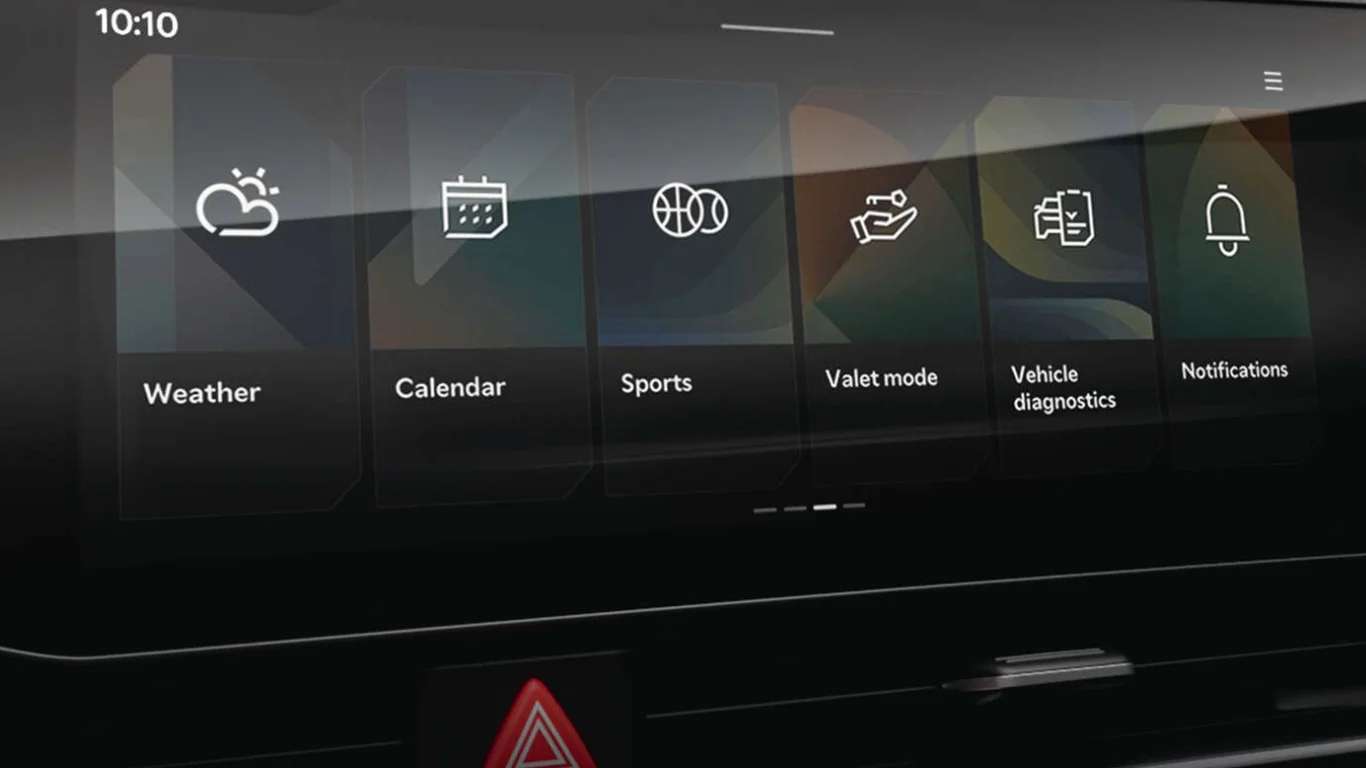 Kia Carnival Limousine Infotainment Screen