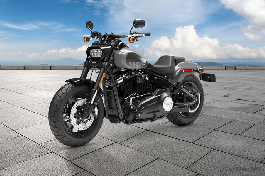 Harley davidson fat bob 114 front left three quarter Harley davidson fat bob 114 front left three quarter