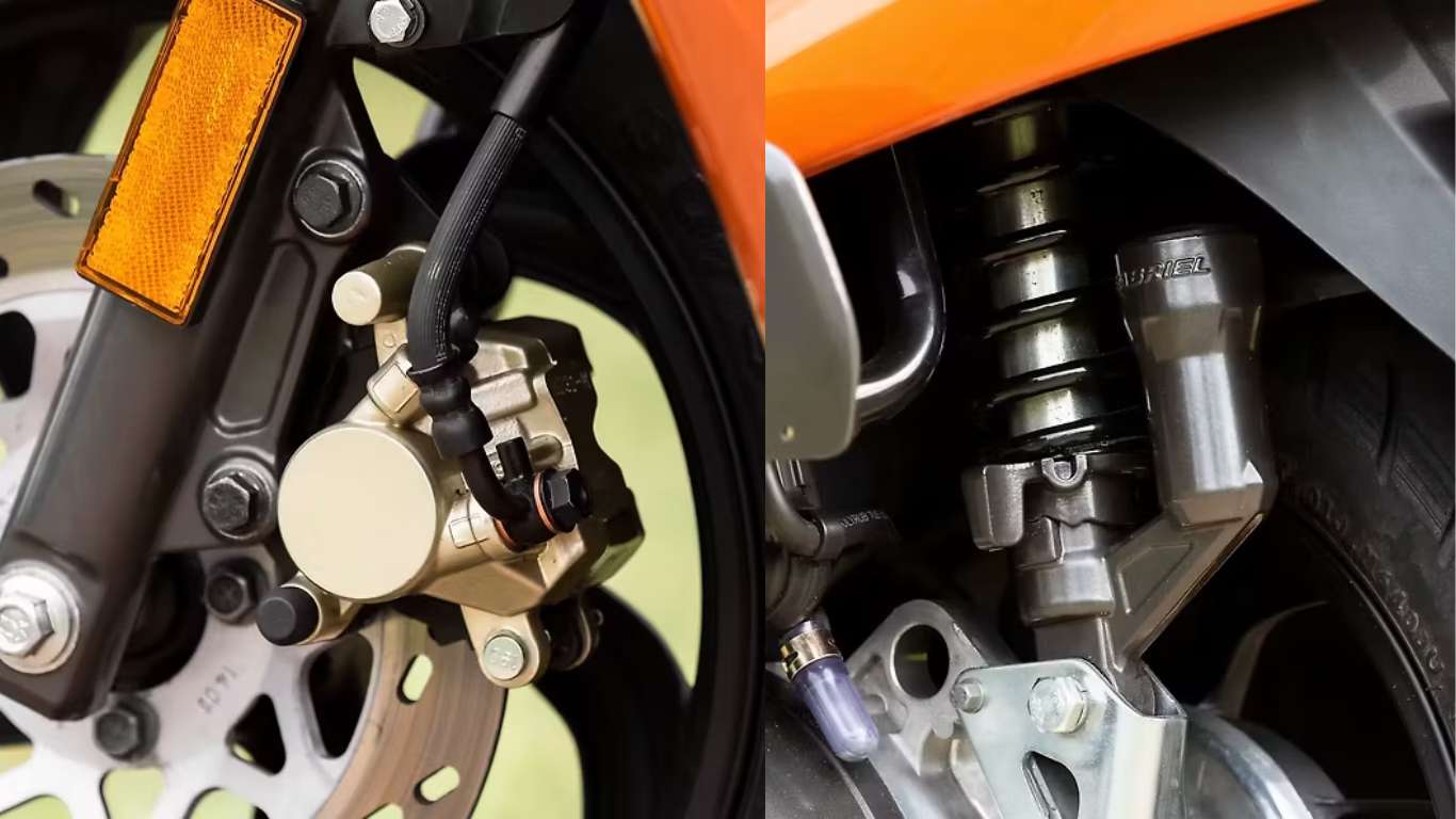 TVS Jupiter 125 Front and Rear Suspension TVS Jupiter 125 Front and Rear Suspension