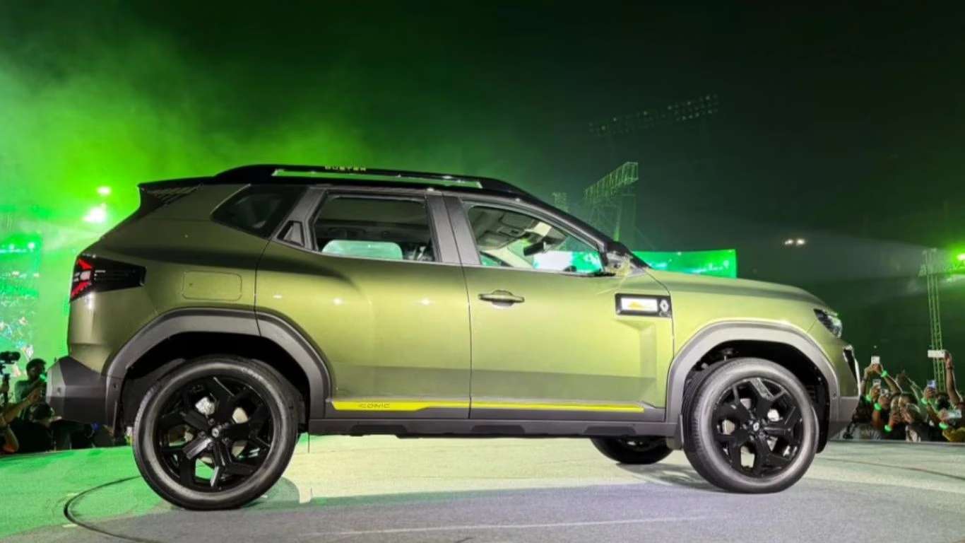 Renault Duster Hybrid side view design