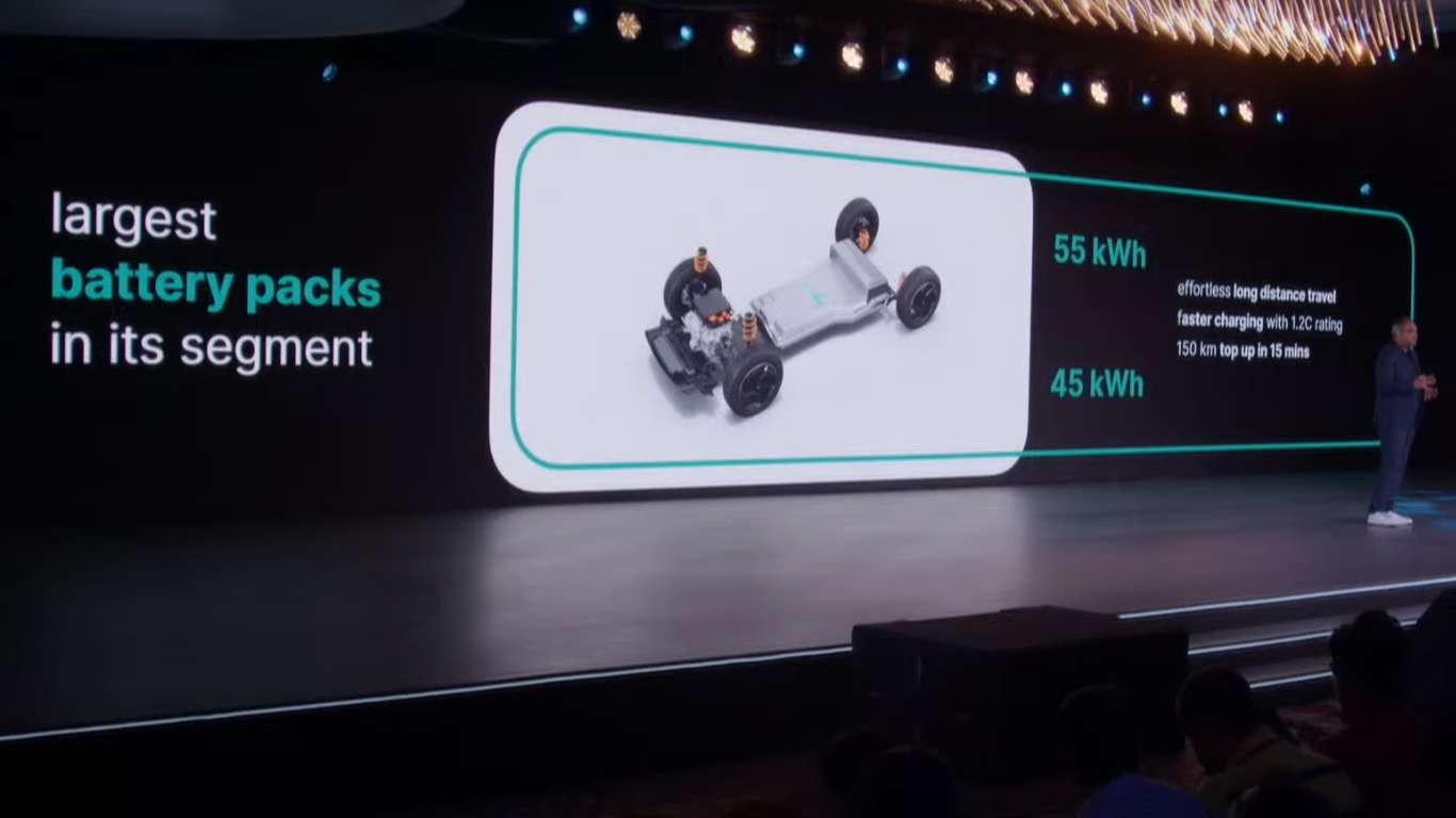 Tata Curvv.ev Battery Pack 45kw and 55kw