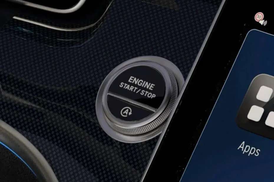Mercedes Benz CLE cabriolet Start/Stop Button Mercedes Benz CLE cabriolet Start/Stop Button