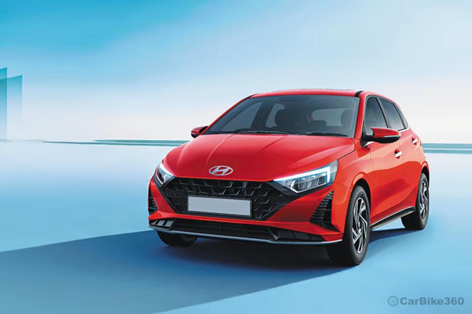 Hyundai i20 Facelift Left Side Front View Hyundai i20 Facelift Left Side Front View