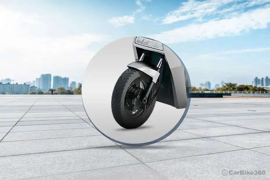 Ola S1 Z Front Tyre View Ola S1 Z Front Tyre View